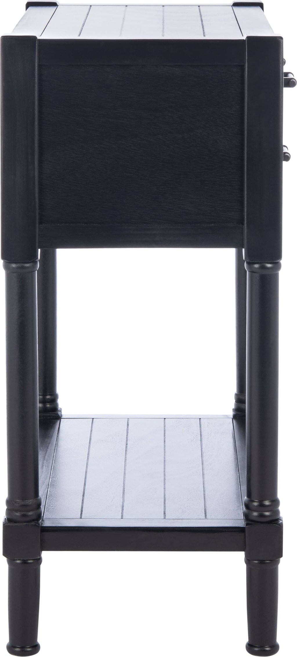 Black 3 Drawer Console Table X29384