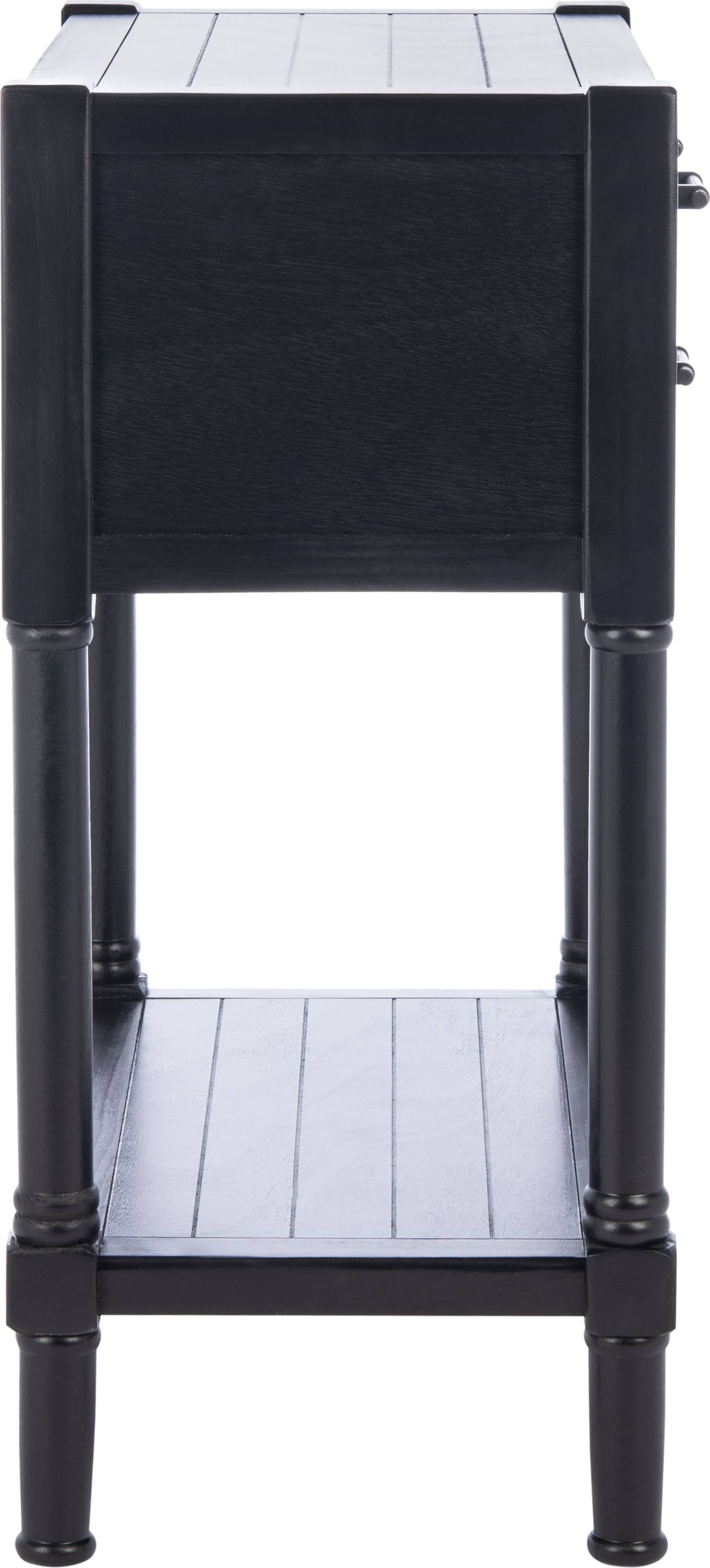 Black 3 Drawer Console Table X29384