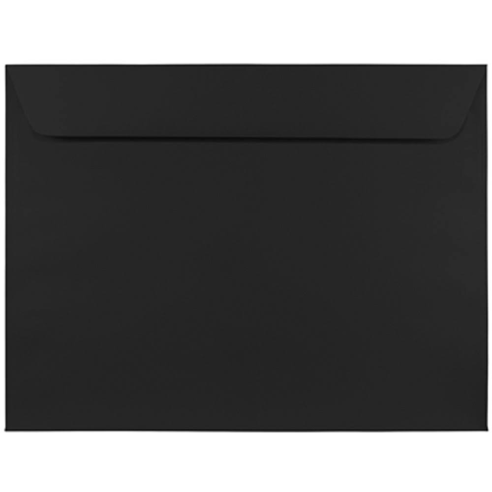 Black 9 x 12 Booklet Envelopes, 1000/Carton M23000