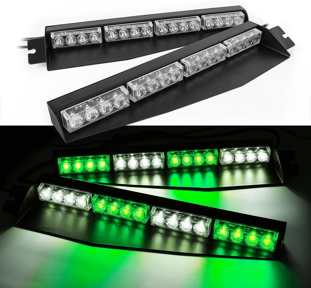 32 LED Red & Blue Emergency Strobe Light Bar S238674