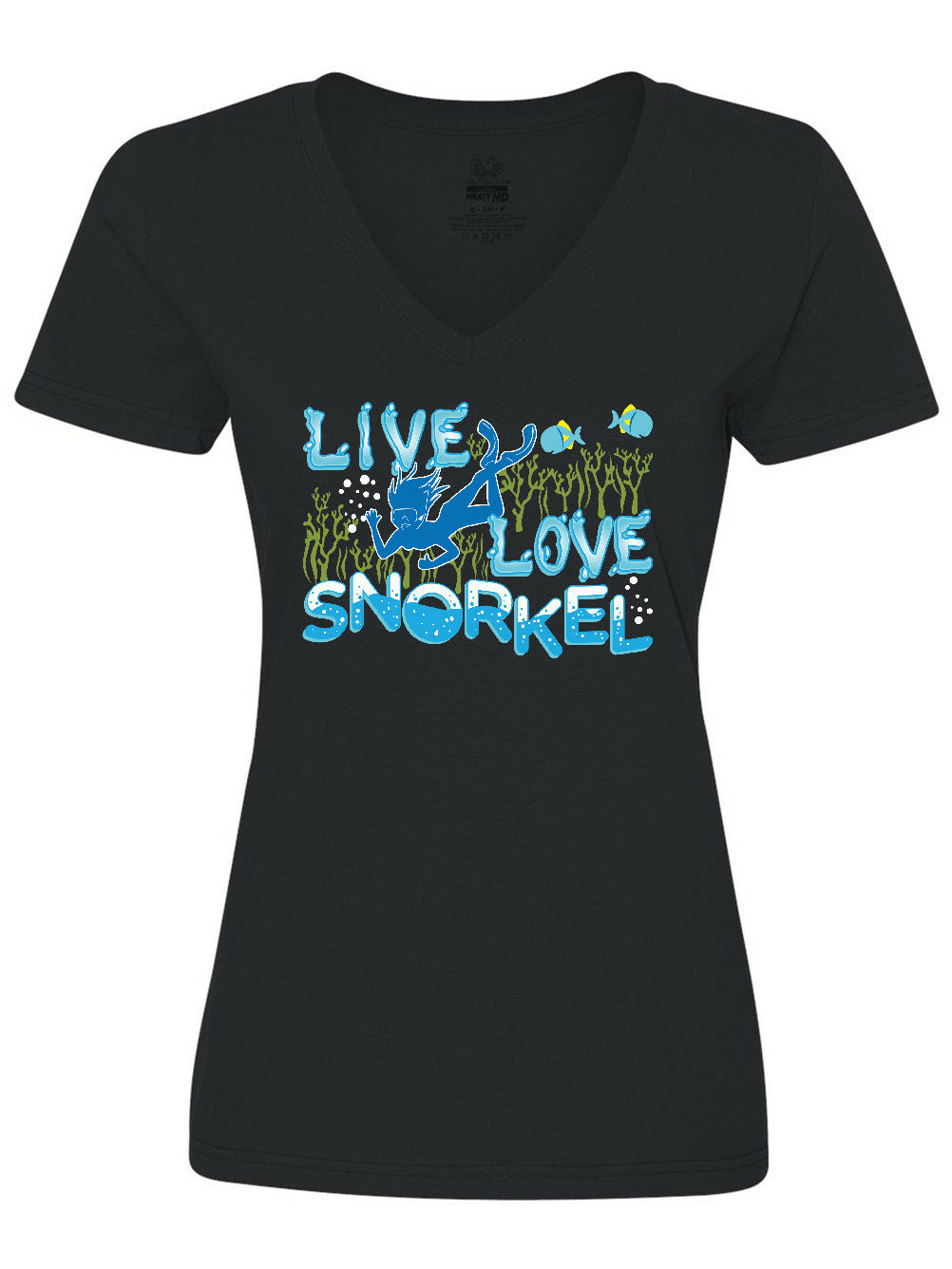 Snorkeling V-Neck T-Shirt D35722