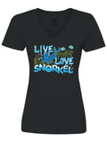 Snorkeling V-Neck T-Shirt D35722