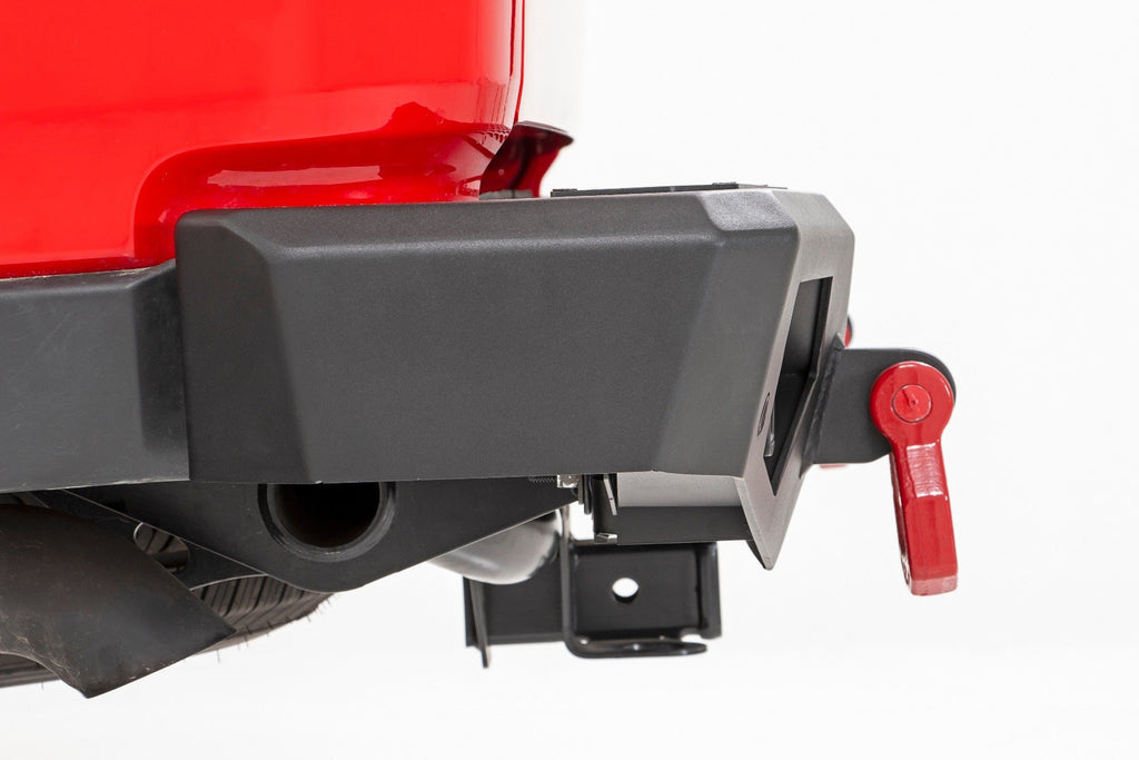 Heavy Duty Rear Bumper with LEDs Y3781