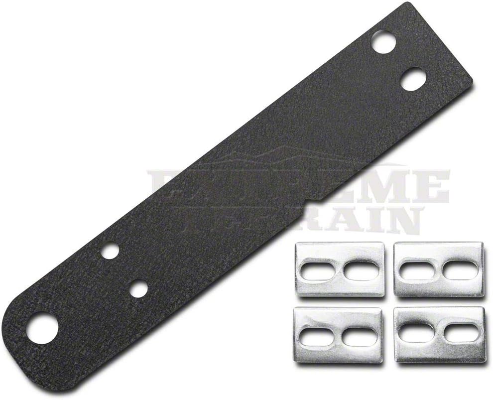 Textured Black Rear Bumper with Tire Carrier A915