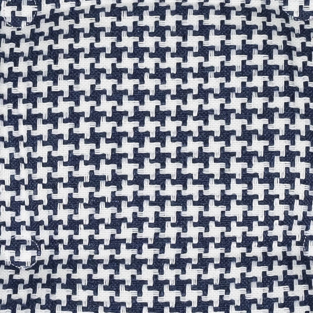 Red Houndstooth U-Shaped Memory Foam Chair Pad Set of 12 J8166