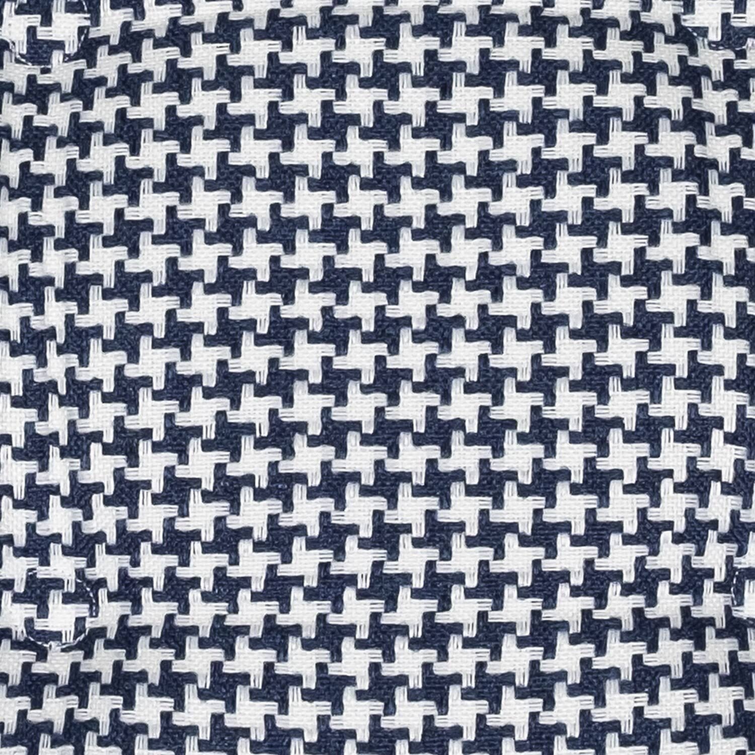 Red Houndstooth U-Shaped Memory Foam Chair Pad Set of 12 J8166