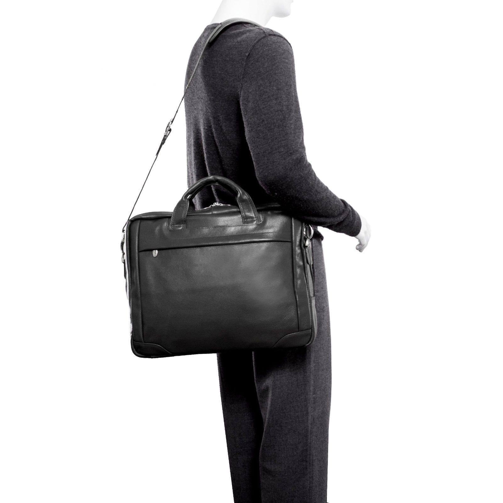 Large Black Laptop Briefcase I5650