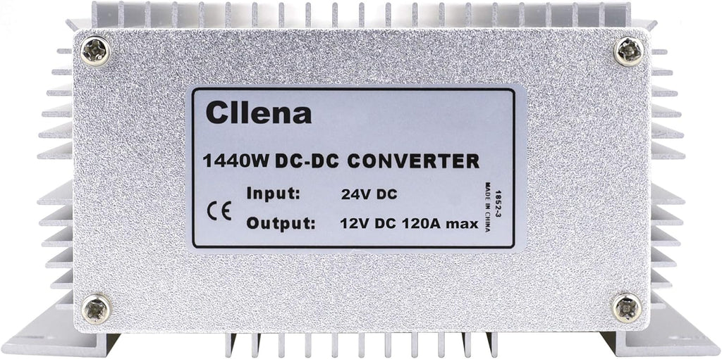 DC 24V Step Down to 12V 120A 1440W DC/DC Voltage Converter Regulator Waterproof Buck Transformer Power Supply M500