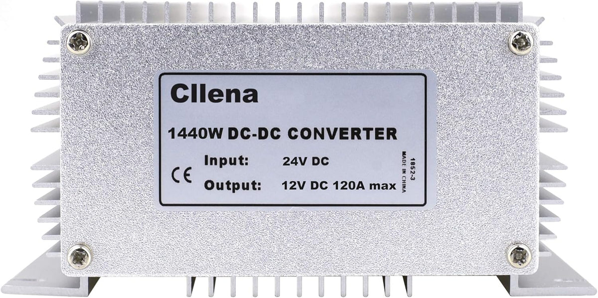 DC 24V Step Down to 12V 120A 1440W DC/DC Voltage Converter Regulator Waterproof Buck Transformer Power Supply M500