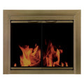 Antique Brass Fireplace Glass Door M116