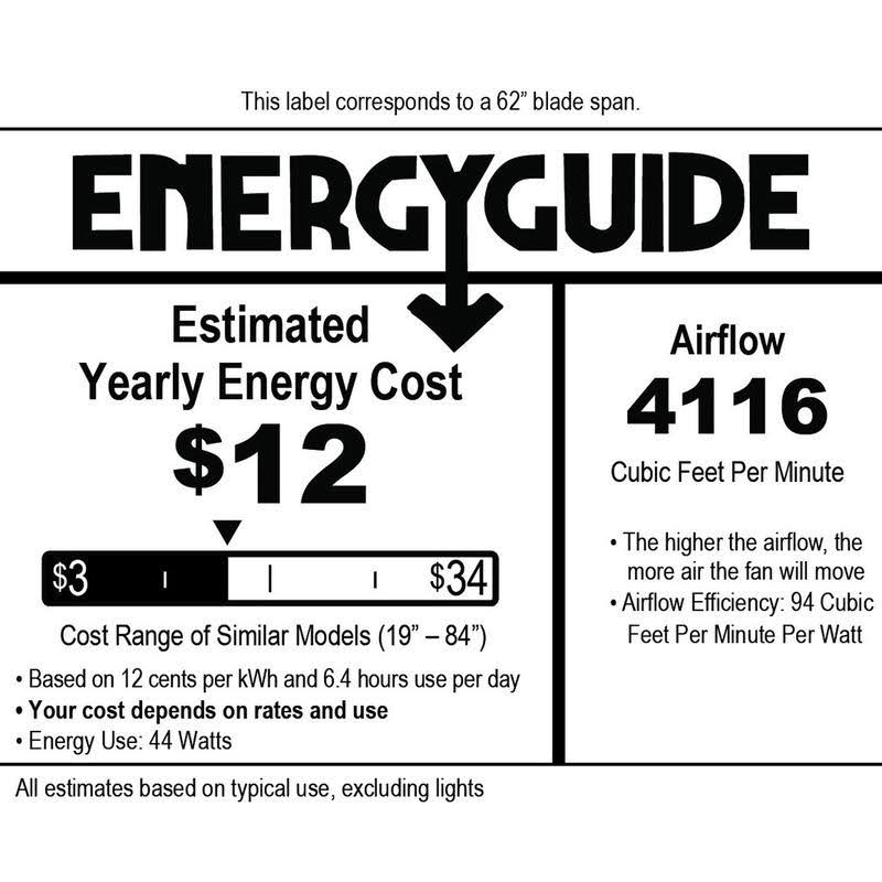 Torsion 62x22 Ceiling Fan I957