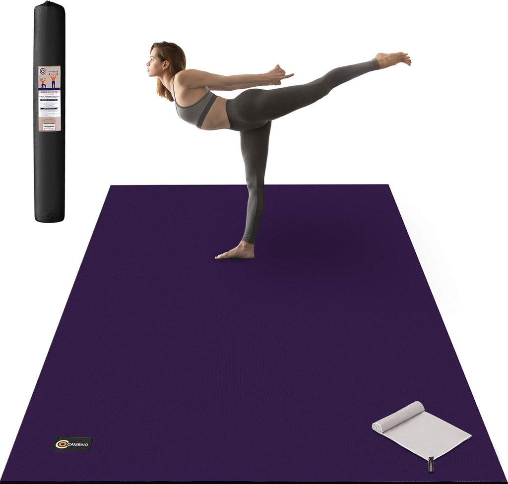 Large Non Slip Yoga Mat 6'x 4'x 8 mm N13936
