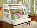 White Twin-Full Bunk Bed Z215440