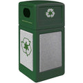 42 Gallon Forest Green Recycling Can S94086