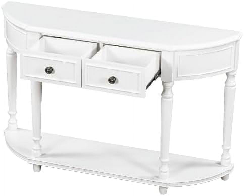 Navy Blue 3 Drawer Wood Console Table X998206