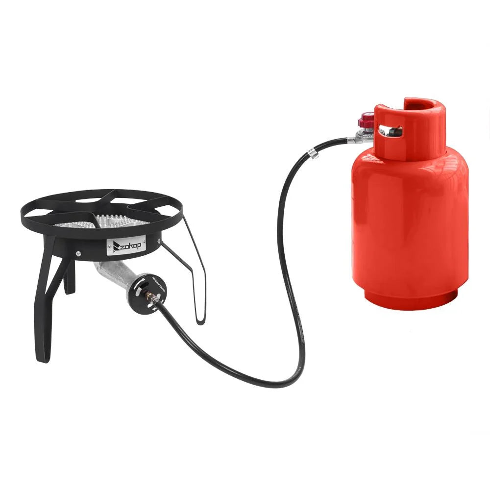 Black Portable Outdoor Single Burner K884