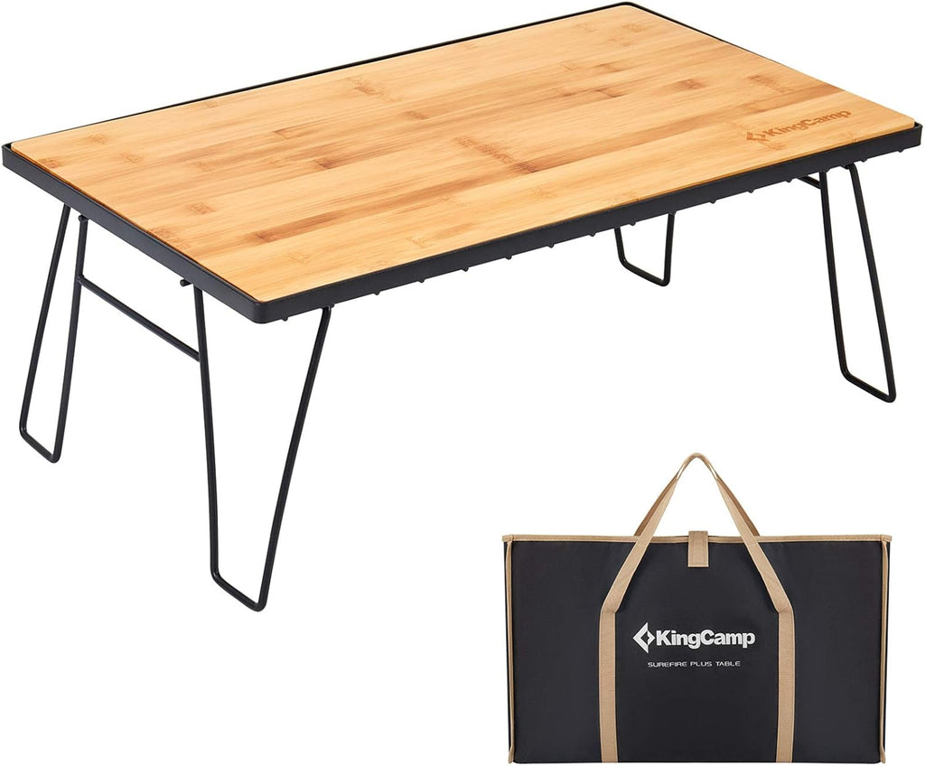 Folding Bamboo Picnic Table with Carry Bag V98803