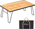 Folding Bamboo Picnic Table with Carry Bag V98803
