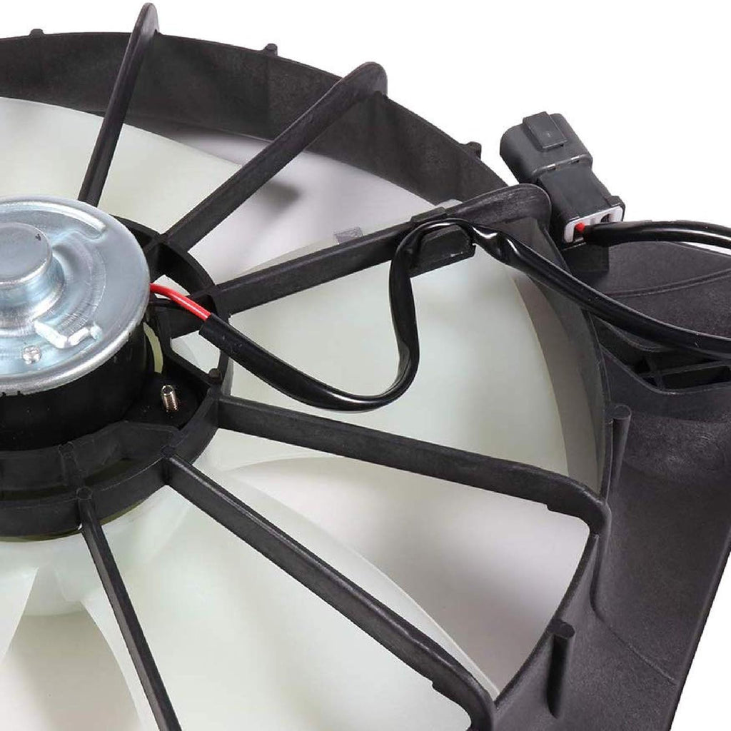 Driver Side Left Radiator Cooling Fan Assembly Pack of 2 R96133