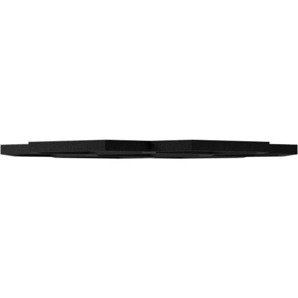 Black PVC Pierced Ceiling Medallion Q364
