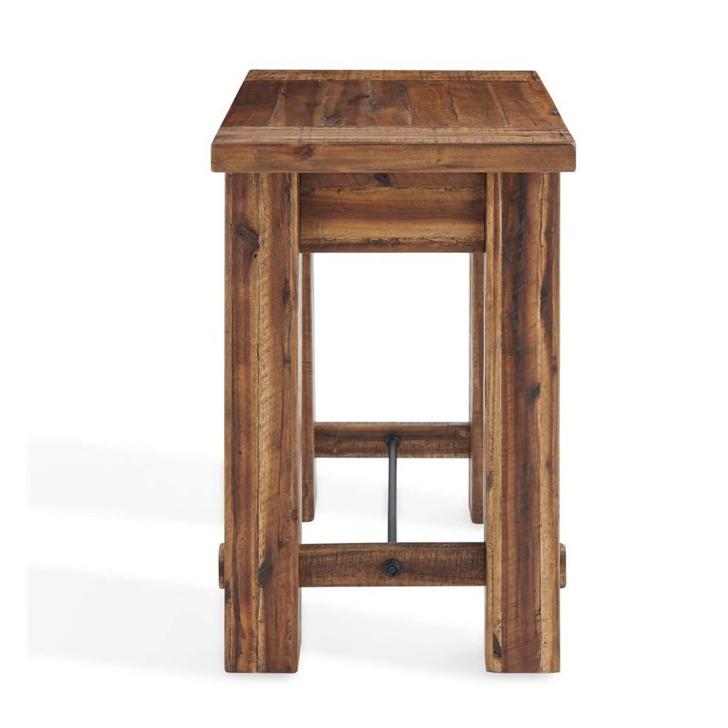 Industrial Wood End Table O53240