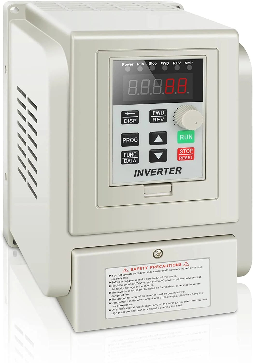 1.5kw 2HP 8A VFD Inverter Single Phase to 3 Phase Frequency Converter I10334