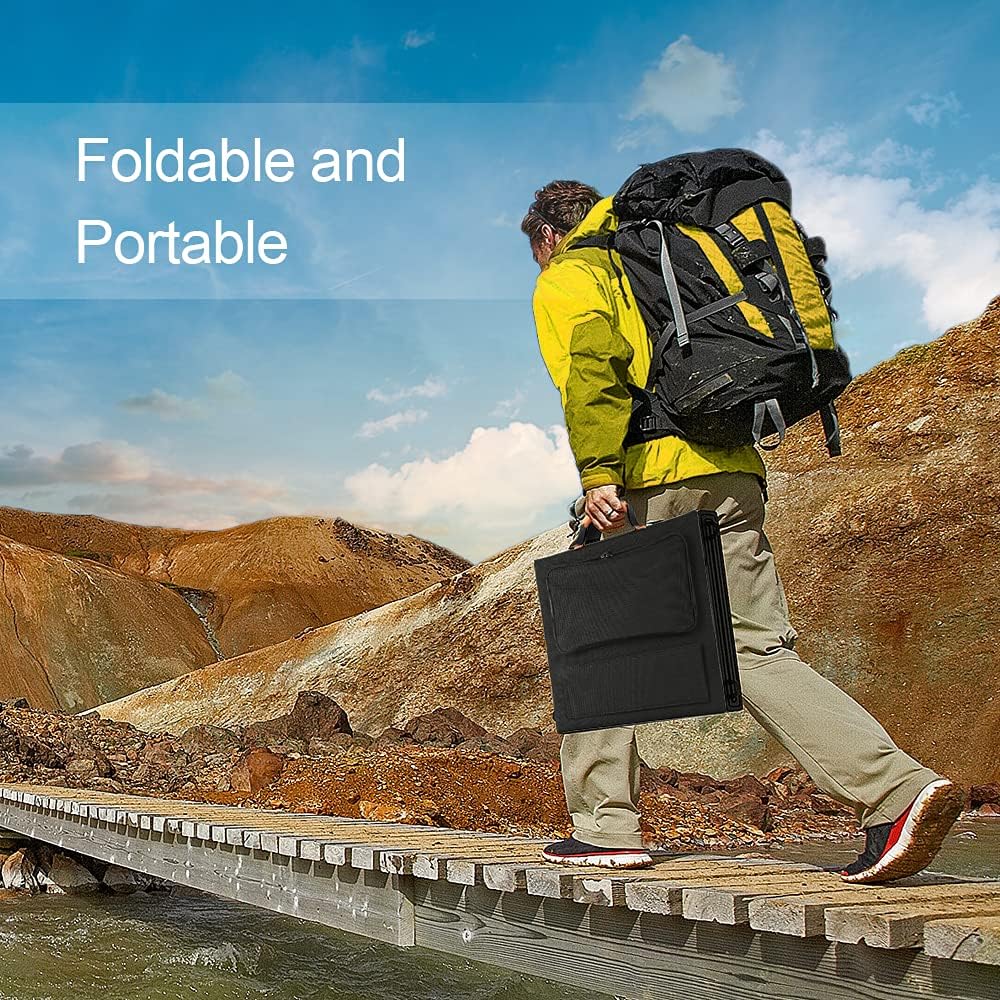 Portable Solar Panel 120W Foldable Charger with DC & USB Output V109511
