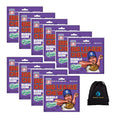 10 Pack 2.12oz Big League Chew Bags with Imperial Falcon Drawstring Carrying Bag T54739