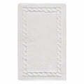 White Plush Bath Mat (Set of 2) K711
