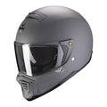 Matt Cement Grey XL Motorcycle Helmet V3473