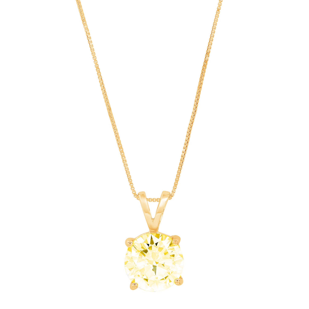 14k Yellow Gold Pendant with 16" Chain N494