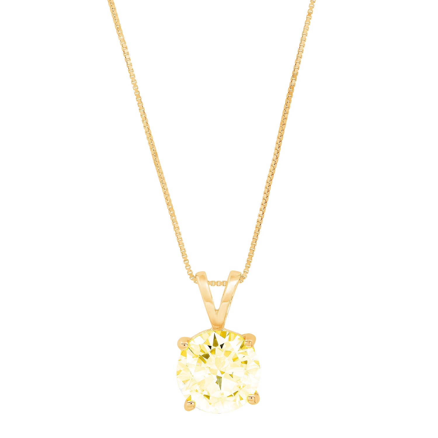 14k Yellow Gold Pendant with 16" Chain N494