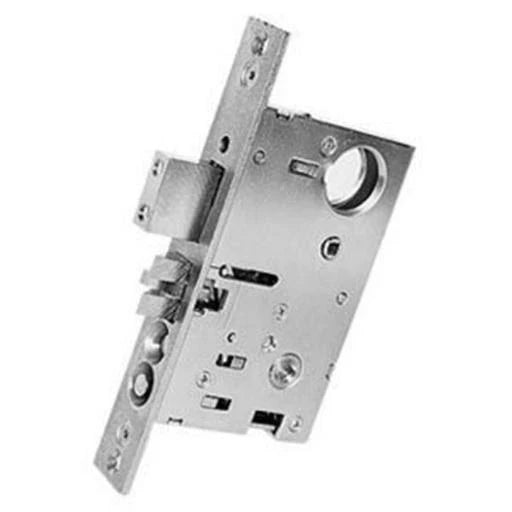 Left Handed Entrance Mortise Lock, Polished Brass Z2689