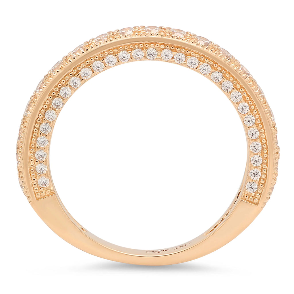 14K Yellow Gold Diamond Engagement Ring M1757